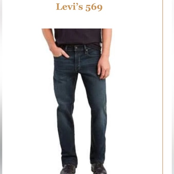 Vintage Levi’s 569 Relaxed Loose Fit Jeans Black Sits Below Waist 33 x 32 - Picture 16 of 16